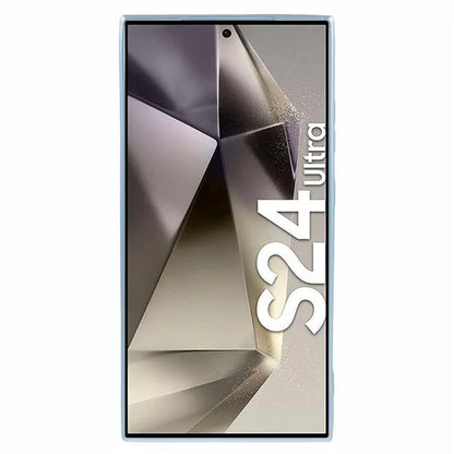For Samsung Galaxy S24 Ultra Case Lens Protection Liquid Silicone Cover Compatible with MagSafe