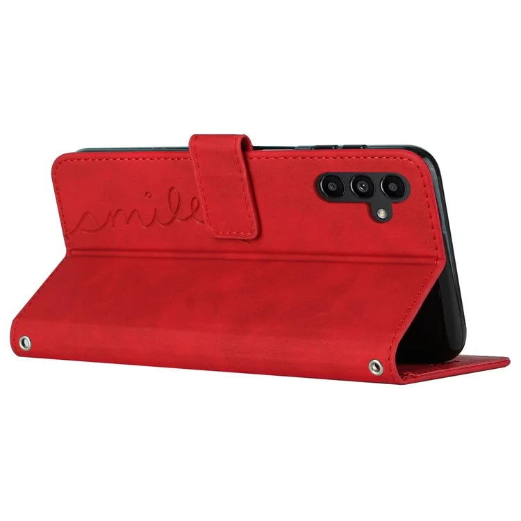 For Samsung Galaxy A05s 4G Case Stand Anti-Scratch Wallet PU Leather Phone Cover