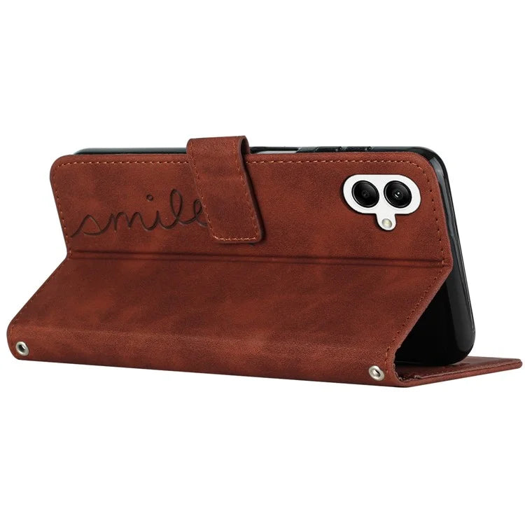 For Samsung Galaxy A05 4G Case Stand Wallet PU Leather Cell Phone Cover