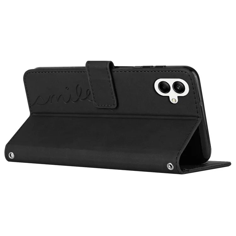 For Samsung Galaxy A05 4G Case Stand Wallet PU Leather Cell Phone Cover