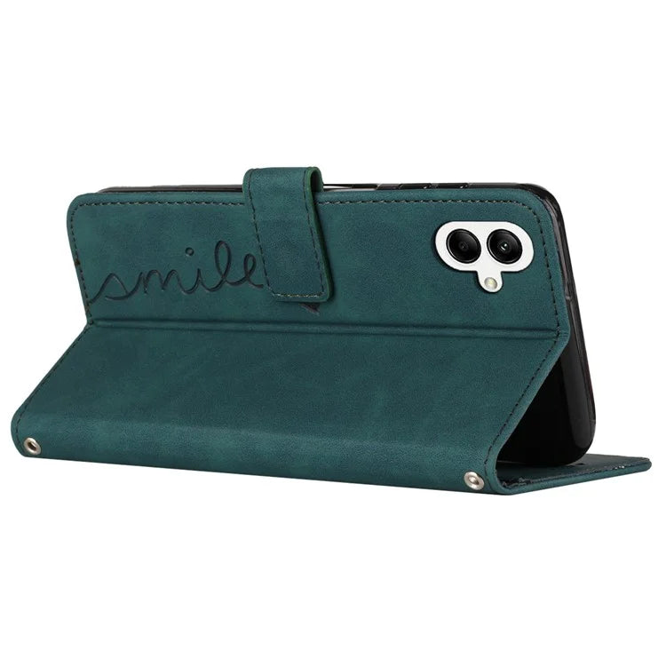 For Samsung Galaxy A05 4G Case Stand Wallet PU Leather Cell Phone Cover