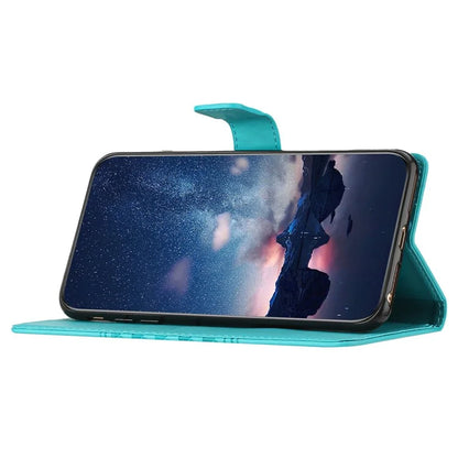 For Samsung Galaxy S24 Case Imprinted Rhombus Wallet Phone Cover