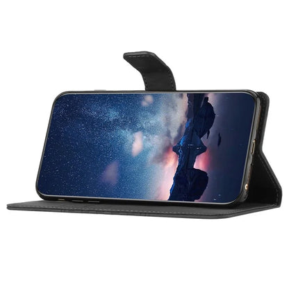 For Samsung Galaxy S24 Case Imprinted Rhombus Wallet Phone Cover