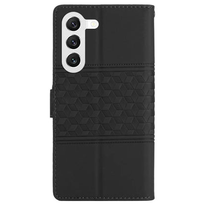 For Samsung Galaxy S24 Case Imprinted Rhombus Wallet Phone Cover