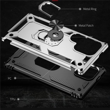 For Samsung Galaxy S24 Ultra Case TPU+PC Ring Kickstand Phone Back Shell