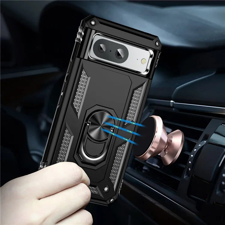 For Google Pixel 8a Case Scratch-proof TPU+PC Phone Protector