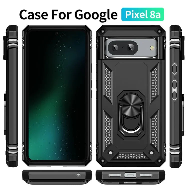 For Google Pixel 8a Case Scratch-proof TPU+PC Phone Protector