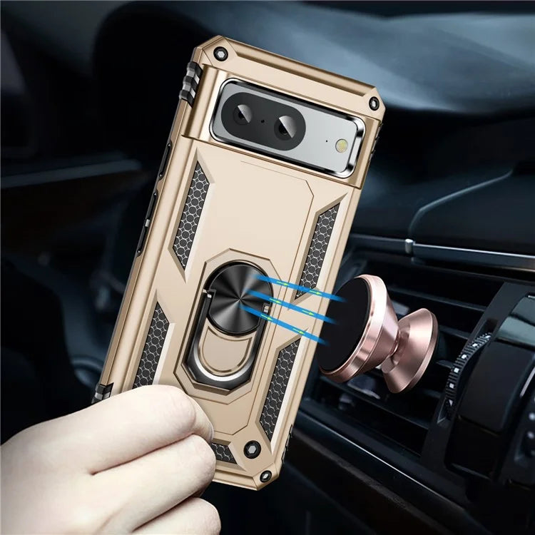 For Google Pixel 8a Case Scratch-proof TPU+PC Phone Protector