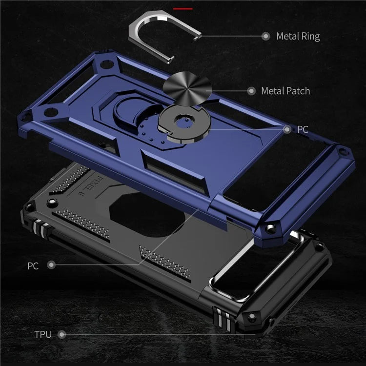 For Google Pixel 8a Case Scratch-proof TPU+PC Phone Protector