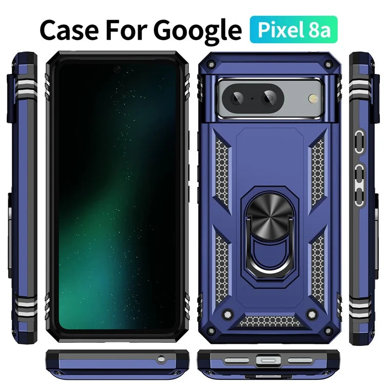 For Google Pixel 8a Case Scratch-proof TPU+PC Phone Protector