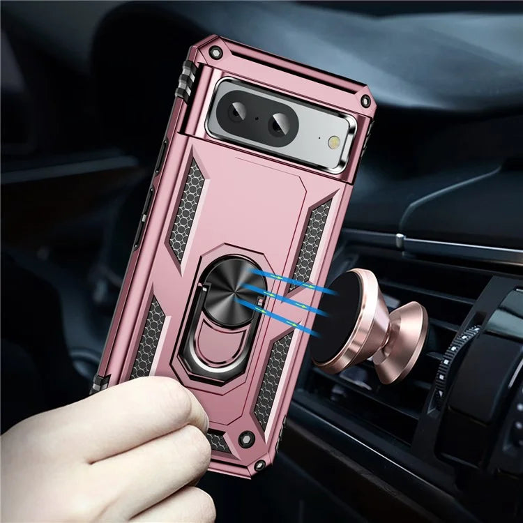 For Google Pixel 8a Case Scratch-proof TPU+PC Phone Protector