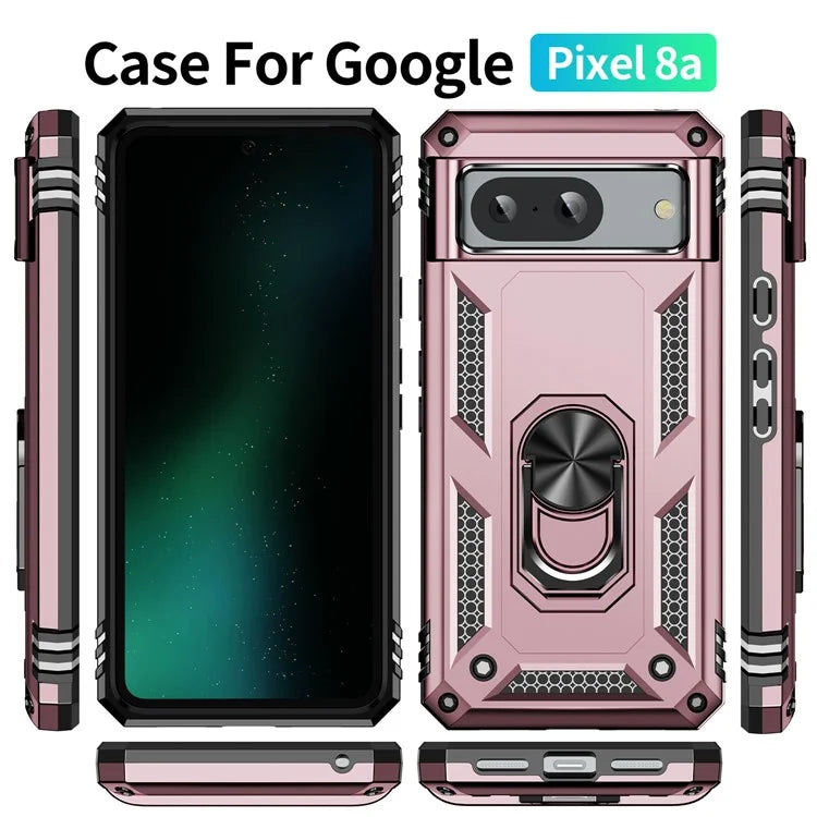 For Google Pixel 8a Case Scratch-proof TPU+PC Phone Protector