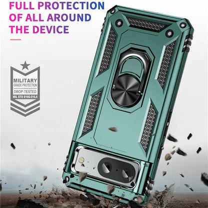 For Google Pixel 8a Case Scratch-proof TPU+PC Phone Protectorish Green