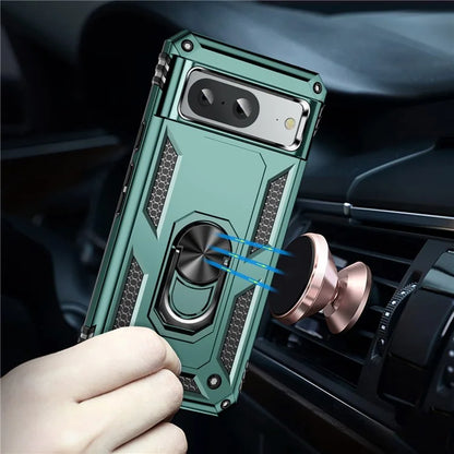 For Google Pixel 8a Case Scratch-proof TPU+PC Phone Protectorish Green