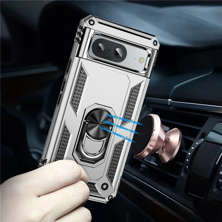For Google Pixel 8a Case Scratch-proof TPU+PC Phone Protector