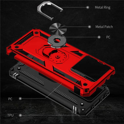 Xiaomi 13T / 13T Pro / Redmi K60 Ultra Case TPU+PC Rotating Ring Kickstand Cell Phone Cover