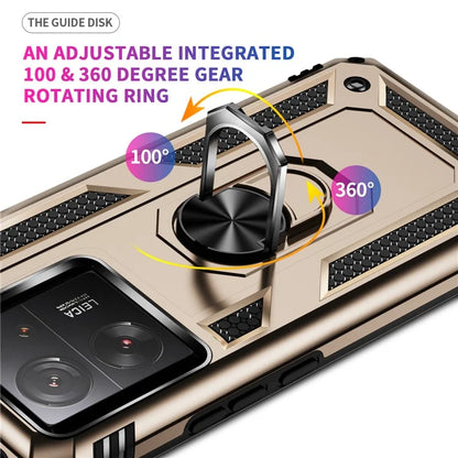 Xiaomi 13T / 13T Pro / Redmi K60 Ultra Case TPU+PC Rotating Ring Kickstand Cell Phone Cover
