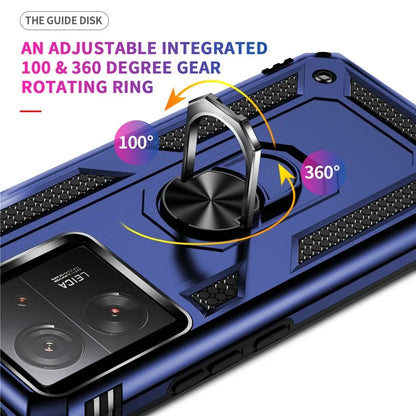 Xiaomi 13T / 13T Pro / Redmi K60 Ultra Case TPU+PC Rotating Ring Kickstand Cell Phone Cover