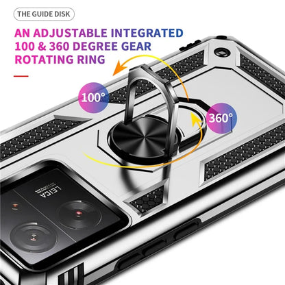 Xiaomi 13T / 13T Pro / Redmi K60 Ultra Case TPU+PC Rotating Ring Kickstand Cell Phone Cover