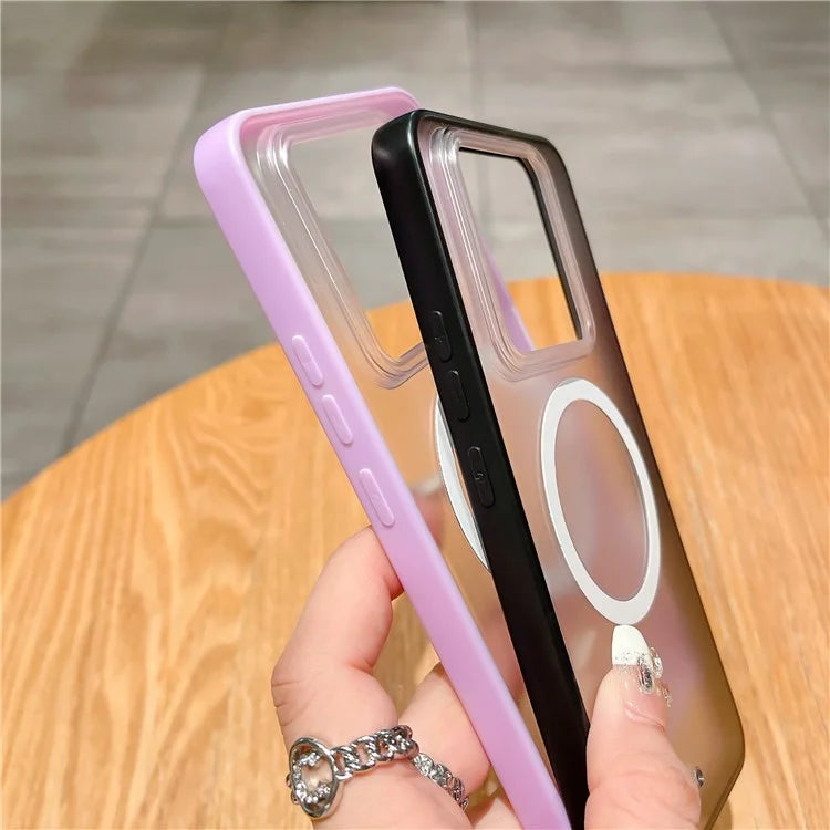 For Xiaomi 14 Pro Clear Phone Case PC+TPU Magnetic Cover