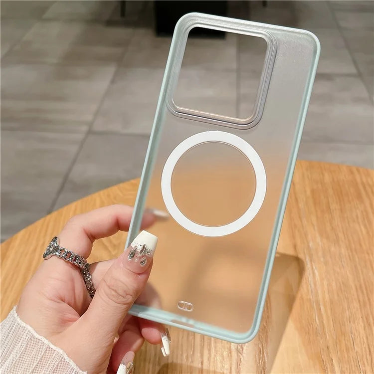 For Xiaomi 14 Pro Clear Phone Case PC+TPU Magnetic Cover