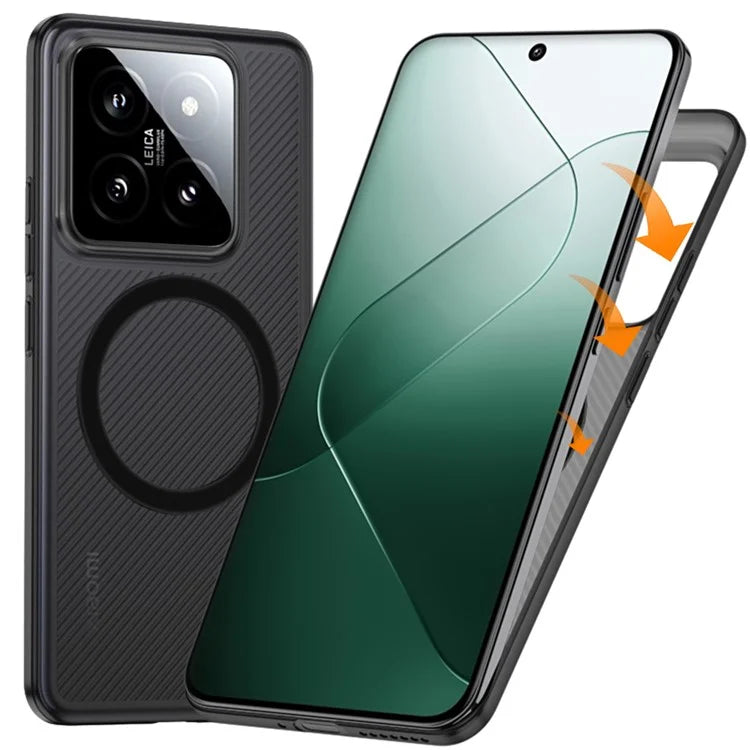For Xiaomi 14 Pro Magnetic Phone Case Hard PP Minimalist Cover