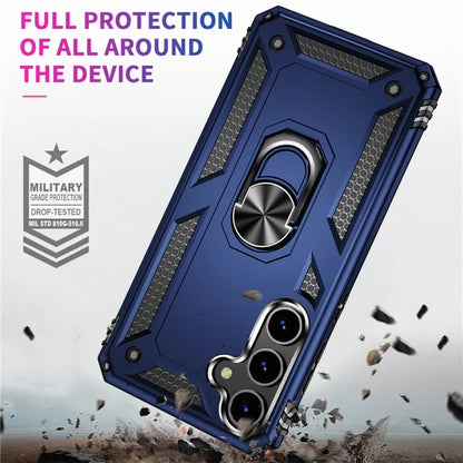 For Samsung Galaxy S24 Case Drop-resistant PC+TPU Kickstand Phone Protector