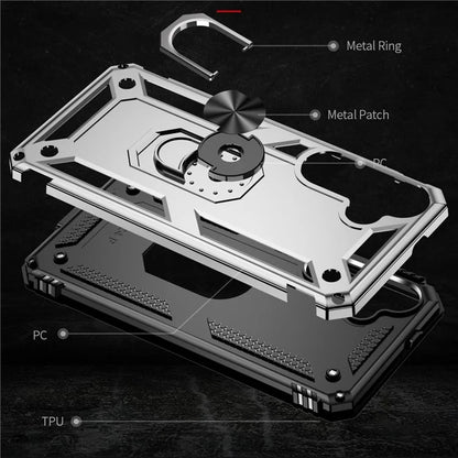 For Samsung Galaxy S24 Case Drop-resistant PC+TPU Kickstand Phone Protector