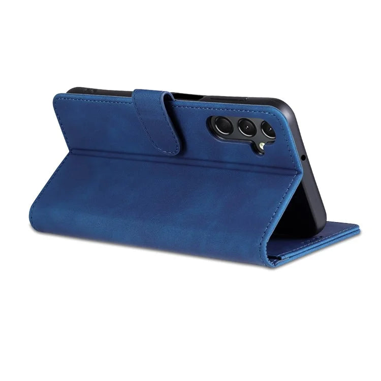 AZNS For Samsung Galaxy A15 4G Cell Phone Case Anti-Scratch PU Leather Wallet Phone Cover