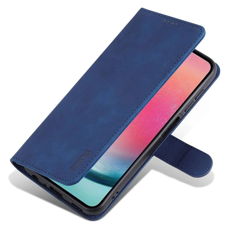 AZNS For Samsung Galaxy A15 4G Cell Phone Case Anti-Scratch PU Leather Wallet Phone Cover
