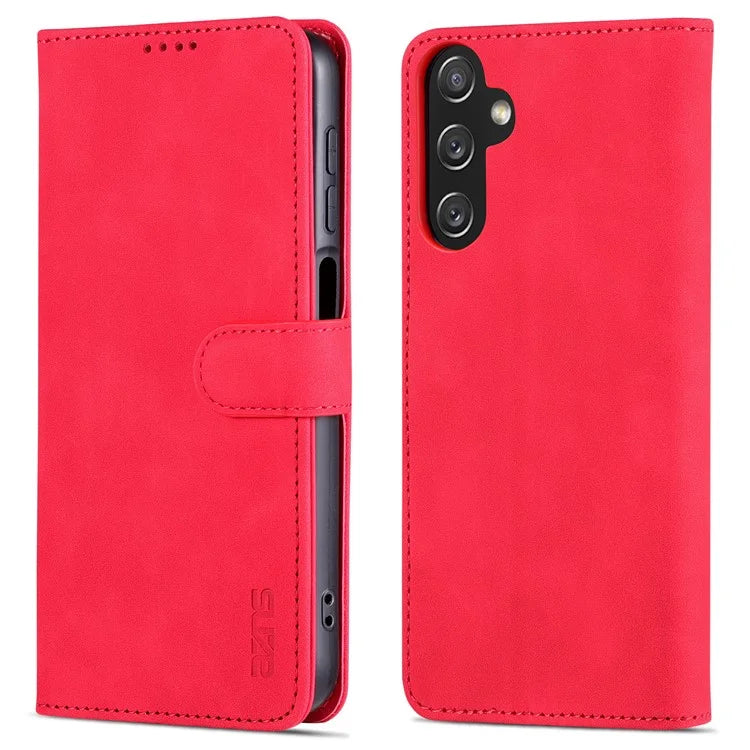 AZNS For Samsung Galaxy A15 4G Cell Phone Case Anti-Scratch PU Leather Wallet Phone Cover