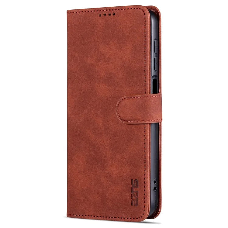 AZNS For Samsung Galaxy A15 4G Cell Phone Case Anti-Scratch PU Leather Wallet Phone Cover