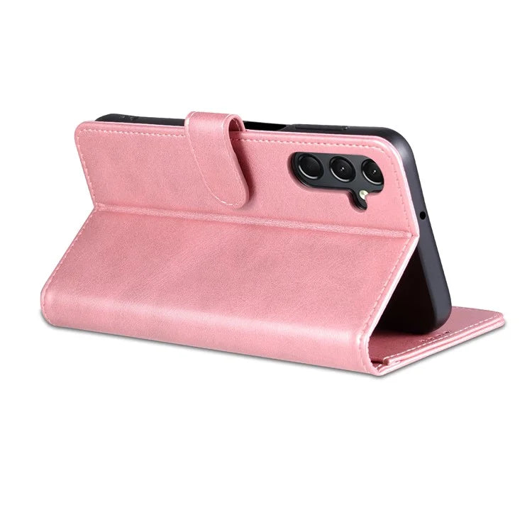 AZNS For Samsung Galaxy A15 4G Cell Phone Case Anti-Scratch PU Leather Wallet Phone Cover