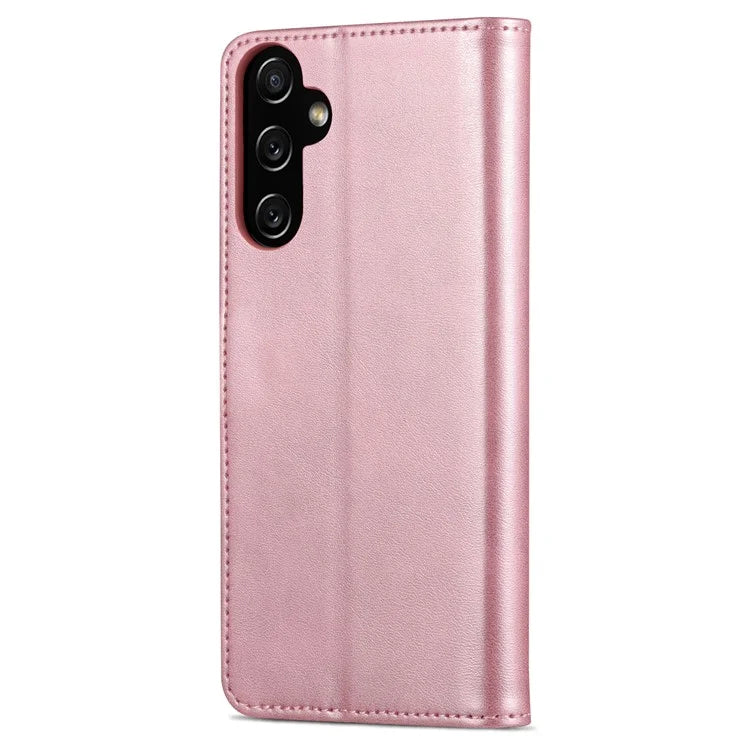 AZNS For Samsung Galaxy A15 4G Cell Phone Case Anti-Scratch PU Leather Wallet Phone Cover