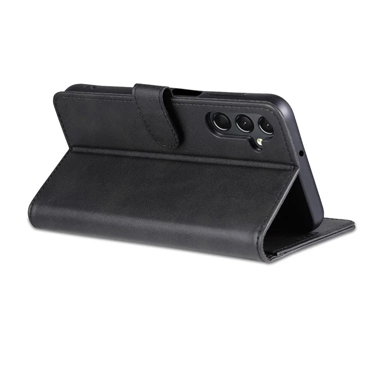 AZNS For Samsung Galaxy A15 4G Cell Phone Case Anti-Scratch PU Leather Wallet Phone Cover