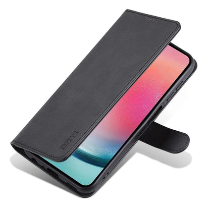 AZNS For Samsung Galaxy A15 4G Cell Phone Case Anti-Scratch PU Leather Wallet Phone Cover