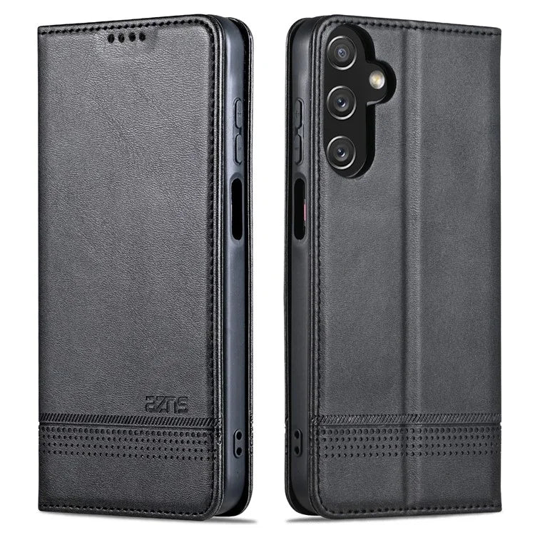 AZNS For Samsung Galaxy A15 4G Case PU Leather Magnetic Suction Wallet Phone Shell Cover