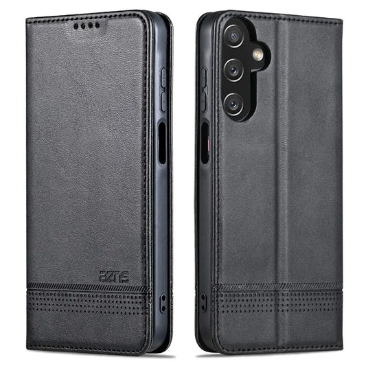 AZNS For Samsung Galaxy A15 4G Case PU Leather Magnetic Suction Wallet Phone Shell Cover