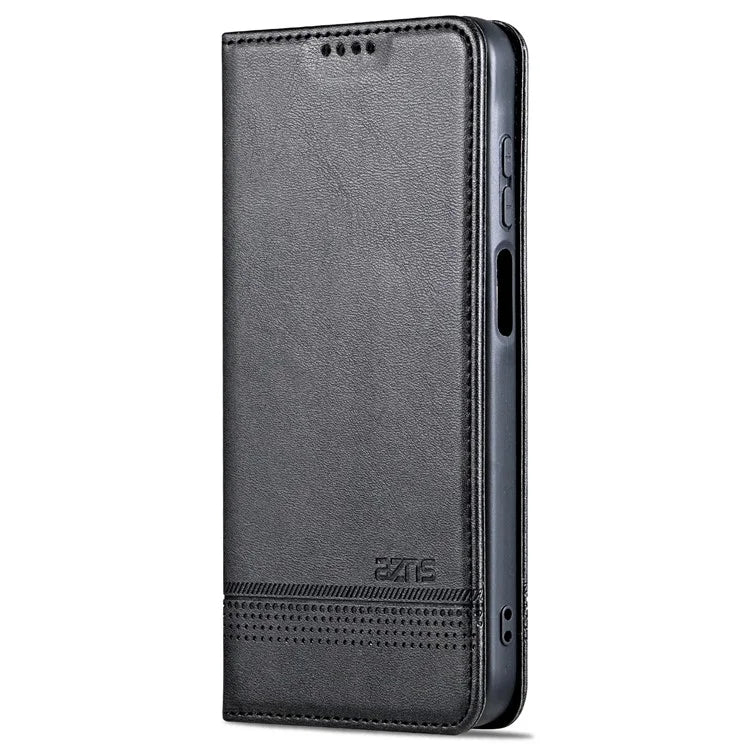 AZNS For Samsung Galaxy A15 4G Case PU Leather Magnetic Suction Wallet Phone Shell Cover