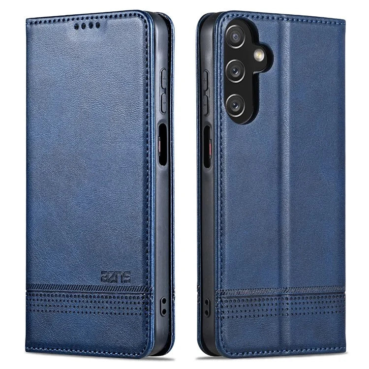 AZNS For Samsung Galaxy A15 4G Case PU Leather Magnetic Suction Wallet Phone Shell Cover