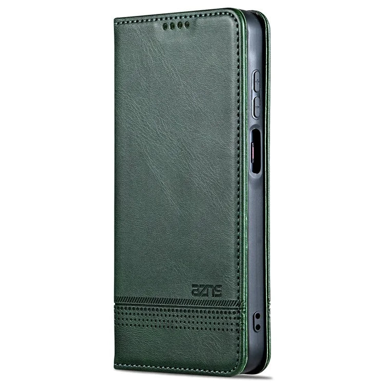 AZNS For Samsung Galaxy A15 4G Case PU Leather Magnetic Suction Wallet Phone Shell Cover