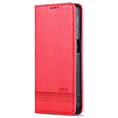 AZNS For Samsung Galaxy A15 4G Case PU Leather Magnetic Suction Wallet Phone Shell Cover