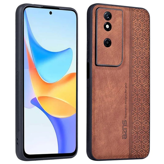 AZNS For Honor Play 50 Plus 5G Case Anti-Scratch PU Leather+TPU Phone Cover