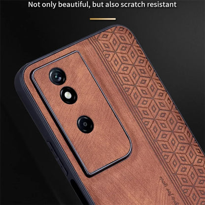 AZNS For Honor Play 50 Plus 5G Case Anti-Scratch PU Leather+TPU Phone Cover