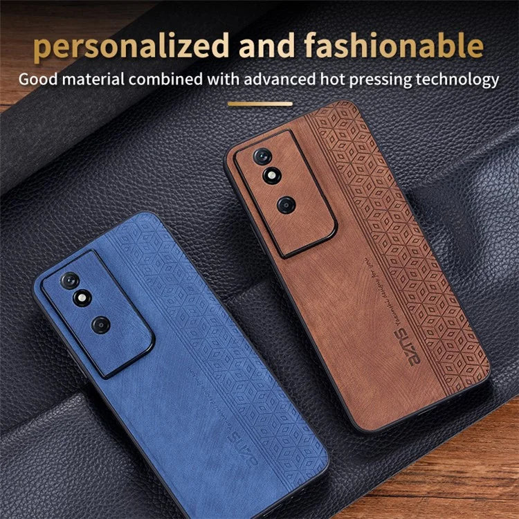 AZNS For Honor Play 50 Plus 5G Case Anti-Scratch PU Leather+TPU Phone Cover