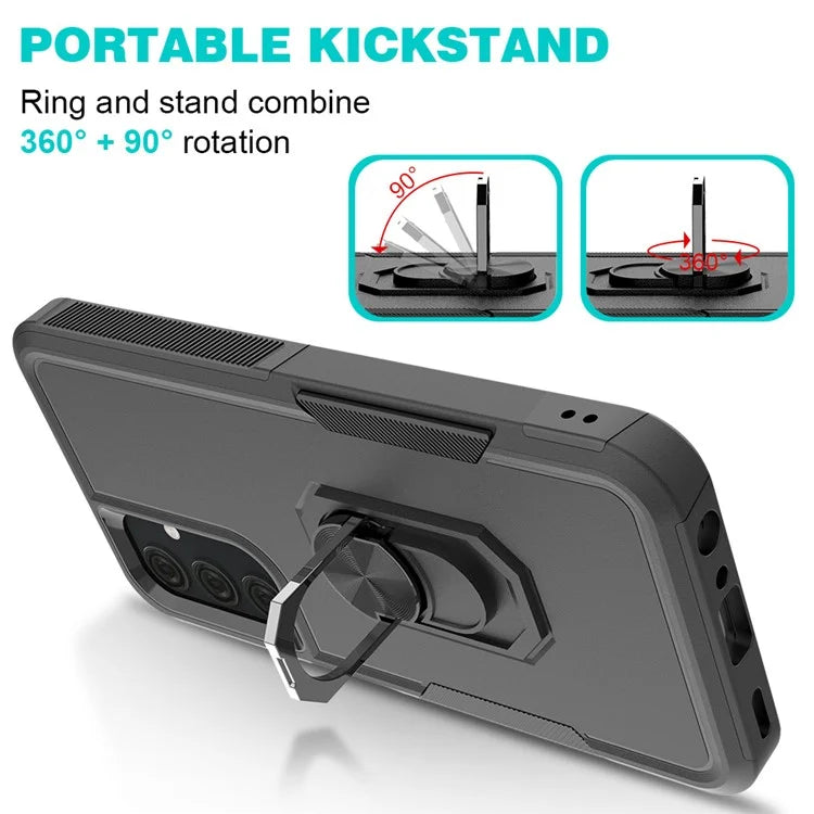 For 	Samsung Galaxy A25 5G (Global) (161.0 x 76.5 x 8.3mm) Case Drop-resistant PC+TPU Phone Back Shell
