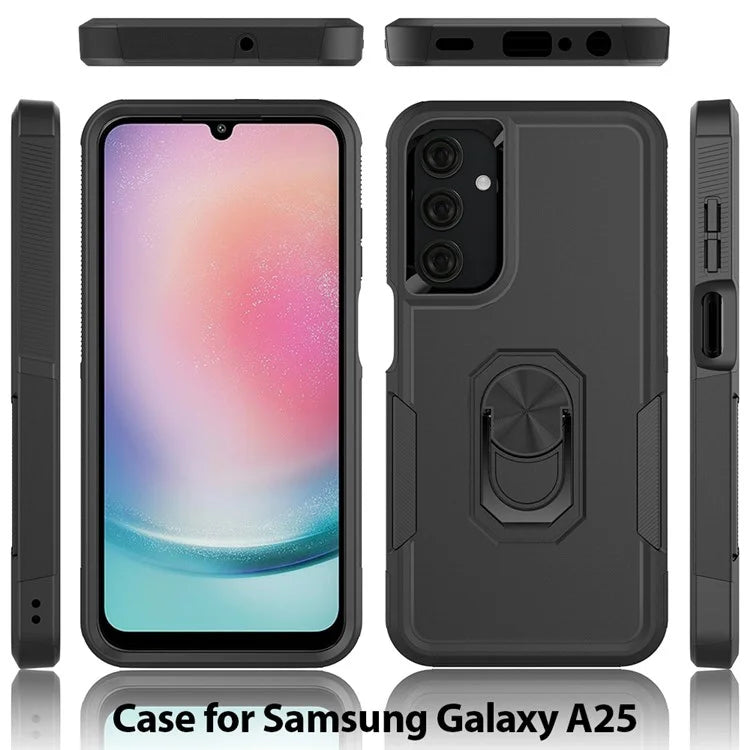 For 	Samsung Galaxy A25 5G (Global) (161.0 x 76.5 x 8.3mm) Case Drop-resistant PC+TPU Phone Back Shell