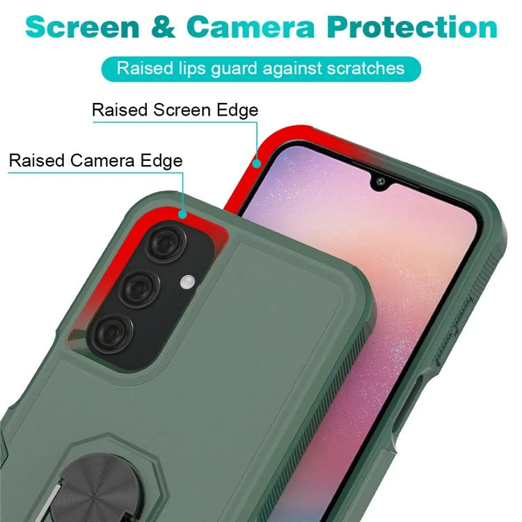 For 	Samsung Galaxy A25 5G (Global) (161.0 x 76.5 x 8.3mm) Case Drop-resistant PC+TPU Phone Back Shell