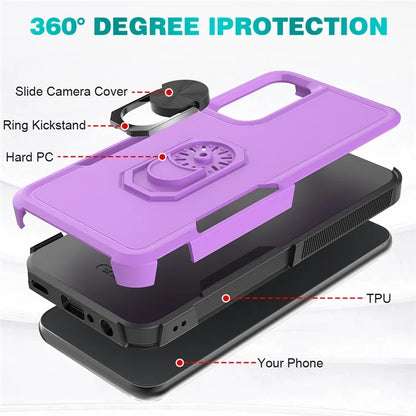 For 	Samsung Galaxy A25 5G (Global) (161.0 x 76.5 x 8.3mm) Case Drop-resistant PC+TPU Phone Back Shell