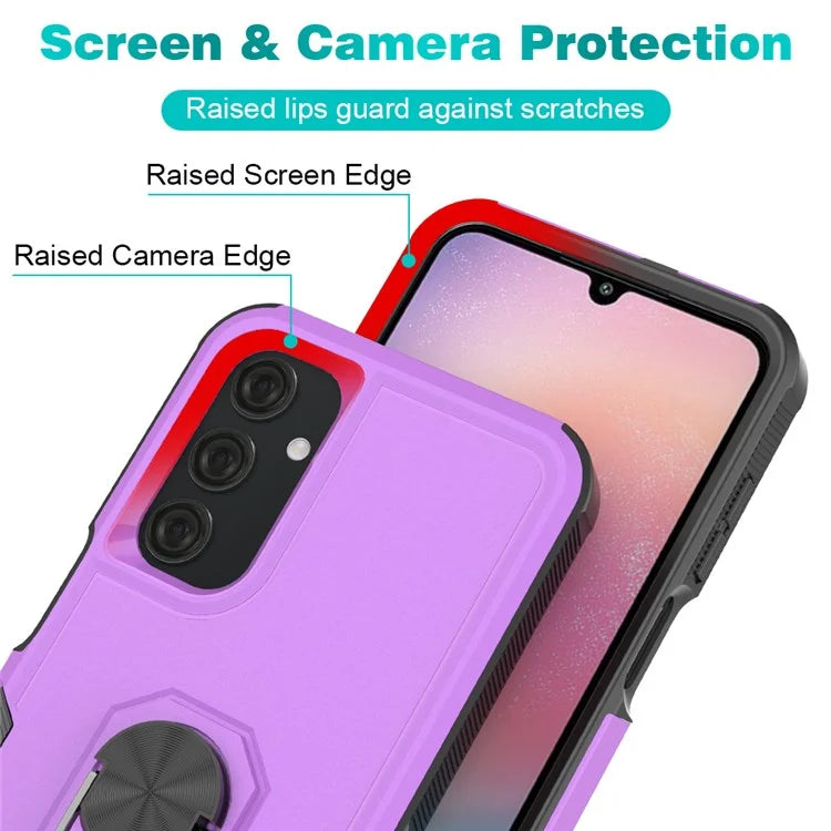 For 	Samsung Galaxy A25 5G (Global) (161.0 x 76.5 x 8.3mm) Case Drop-resistant PC+TPU Phone Back Shell